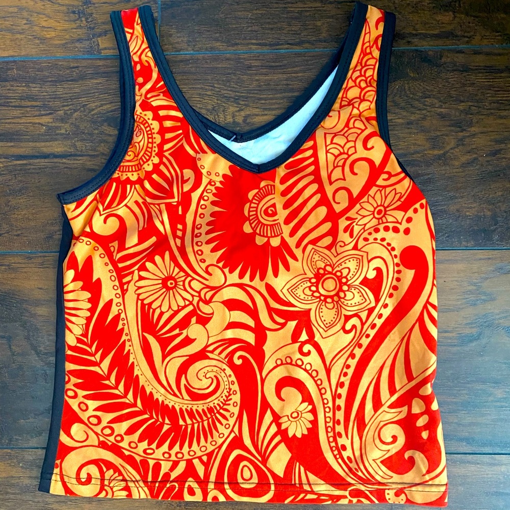 Size large, built in bra, active wear tank.